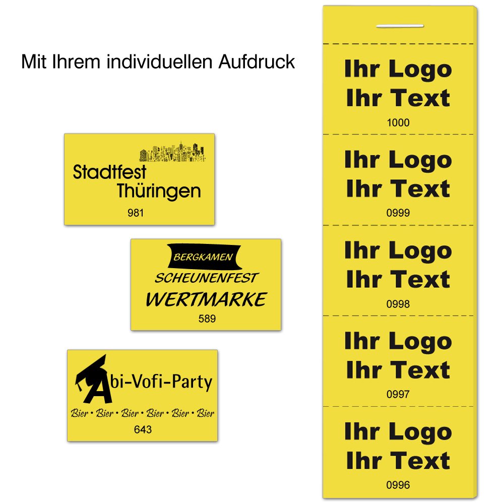 Wertmarken Selbst Gestalten Kostenlos
